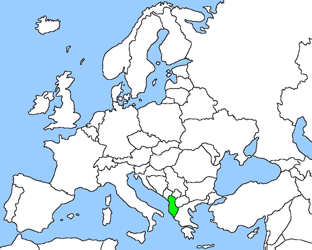քարտեզ Ալբանիայի որը քարտեզ