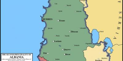 Քարտեզ durres Ալբանիա